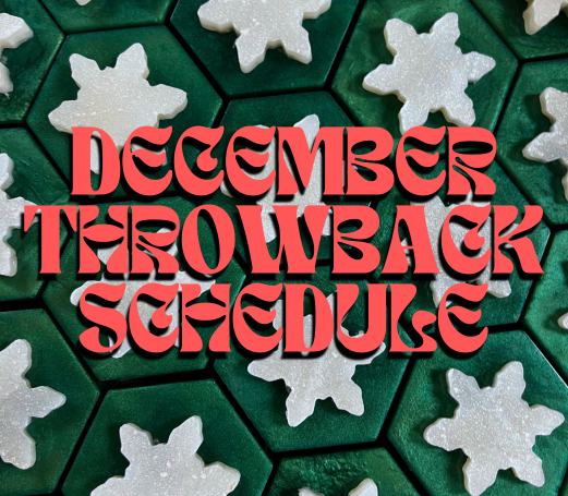 December Throwback Schedule